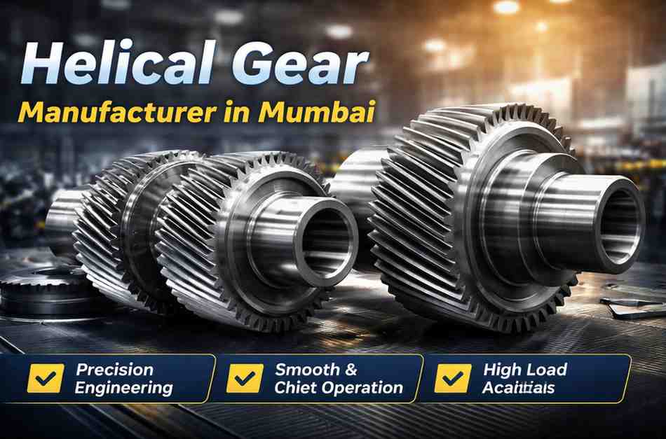 Helical Gear Manufacturer in Mumbai – Smooth & Efficient Power Transmission