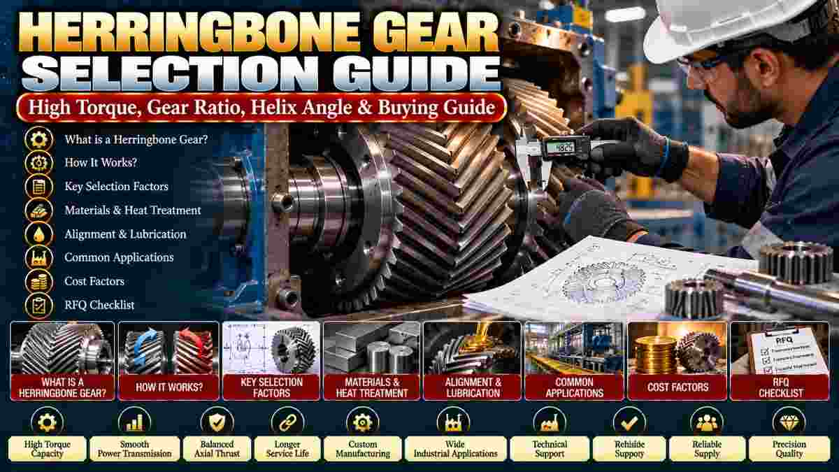 How Do You Select Herringbone Gears for Heavy-Duty Industrial Applications?