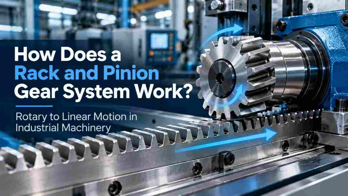 How Does a Rack and Pinion Gear System Work in Industrial Machinery?