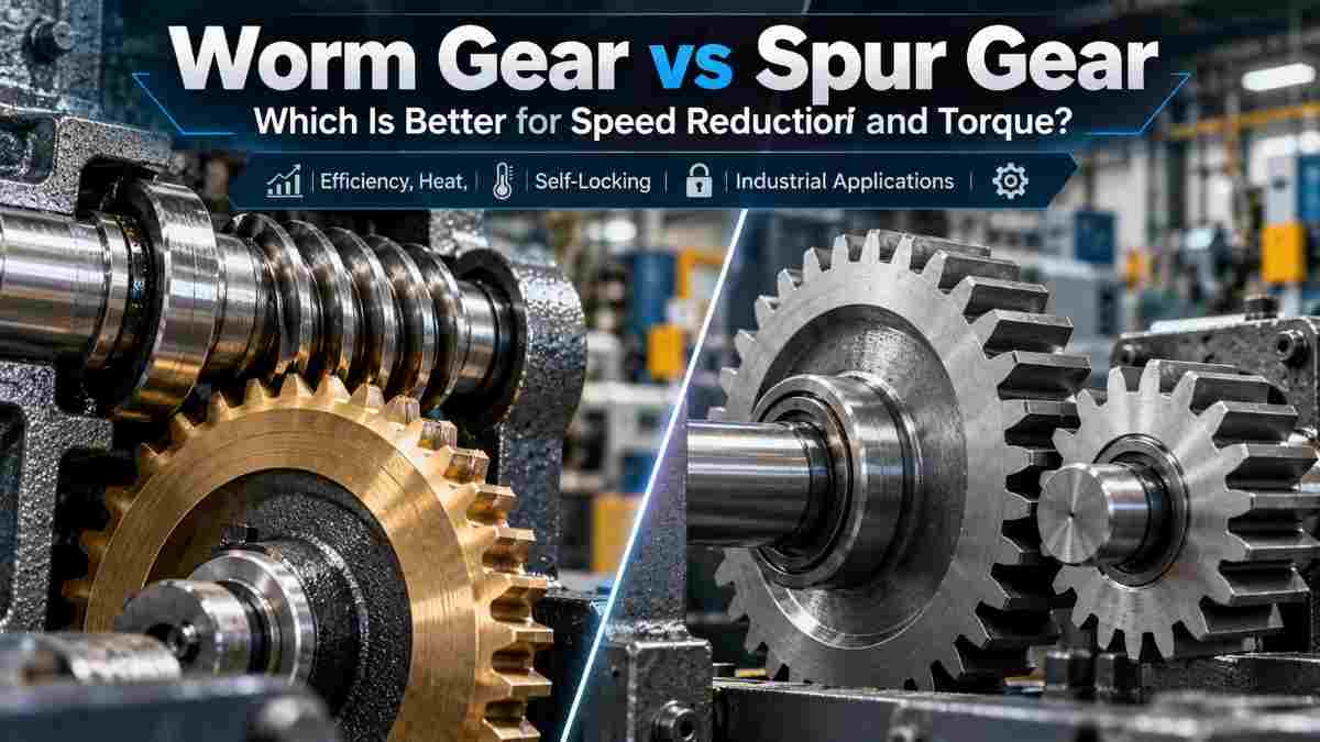 Worm Gear vs Spur Gear: Which Is Better for Speed Reduction and Torque?
